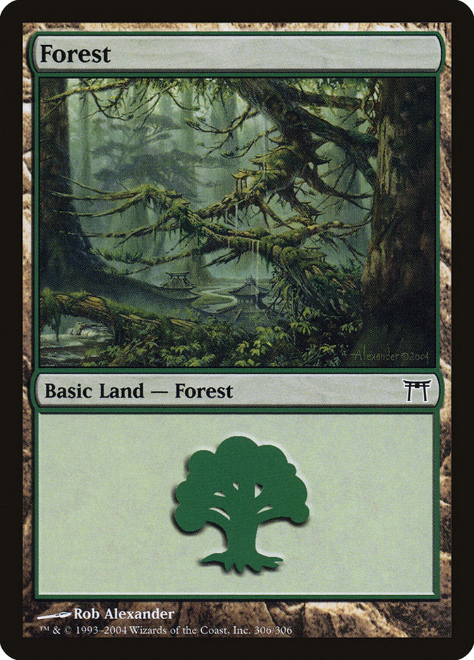 Forest (306) [Champions of Kamigawa] | Golgari Games