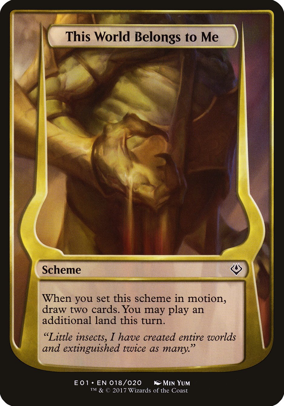 This World Belongs to Me (Schemes) [Archenemy: Nicol Bolas Schemes] | Golgari Games