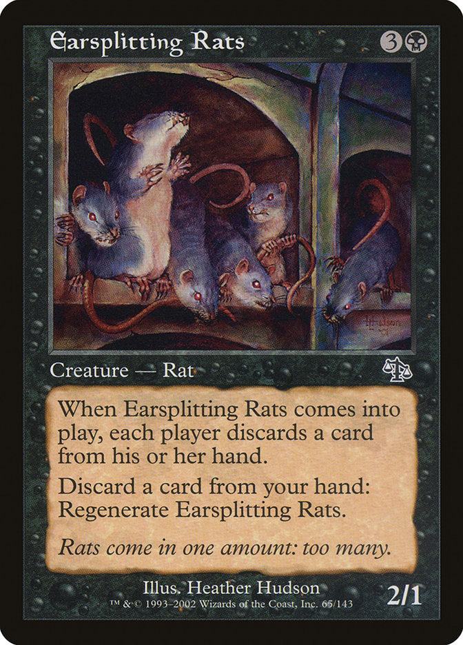 Earsplitting Rats [Judgment] | Golgari Games