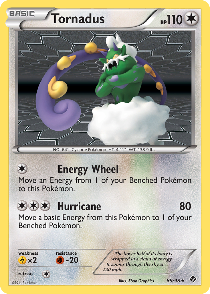 Tornadus (89/98) [Black & White: Emerging Powers] | Golgari Games