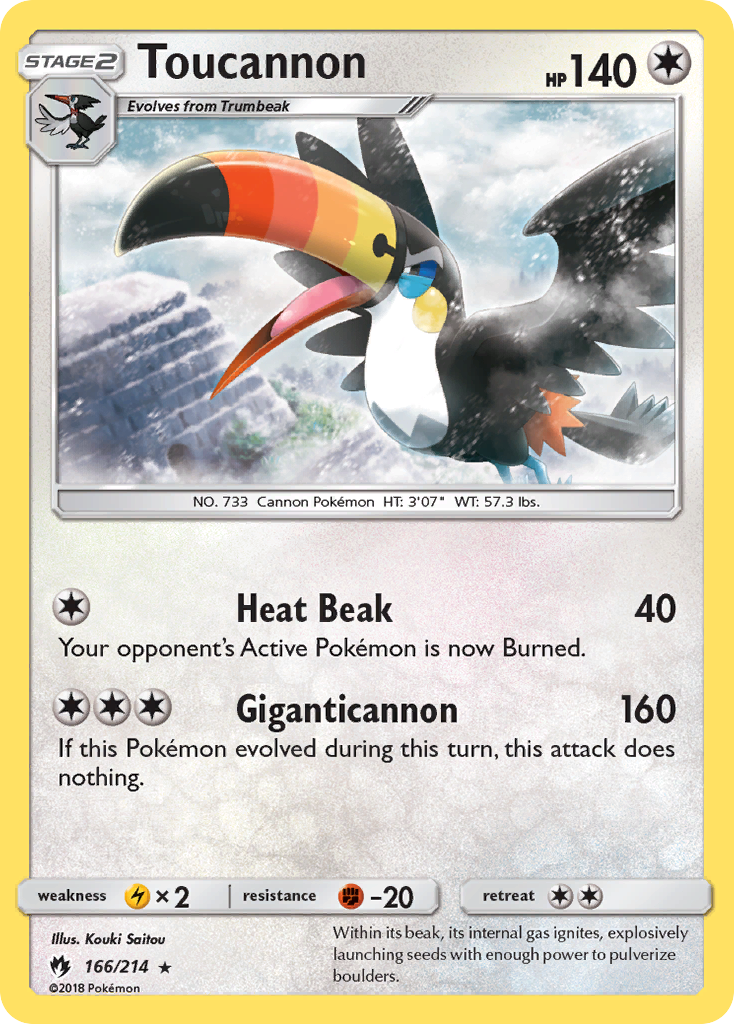 Toucannon (166/214) [Sun & Moon: Lost Thunder] | Golgari Games