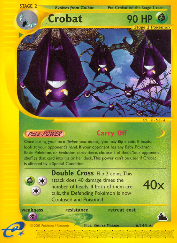 Crobat (6/144) [Skyridge] | Golgari Games