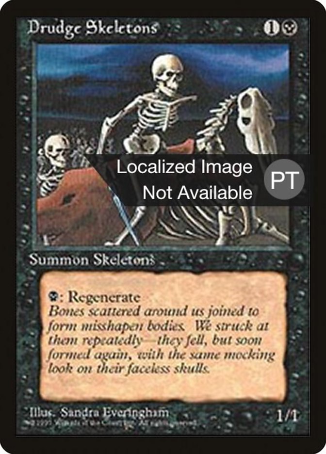 Drudge Skeletons [Fourth Edition (Foreign Black Border)] | Golgari Games