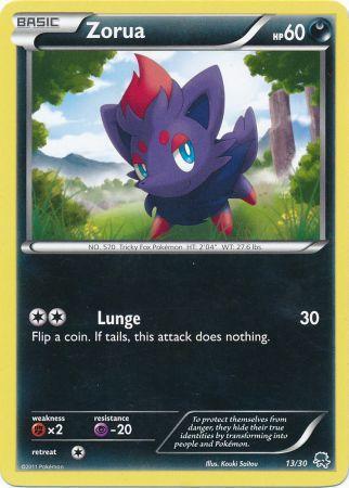 Zorua (13/30) [Black & White: Trainer Kit - Zoroark] | Golgari Games