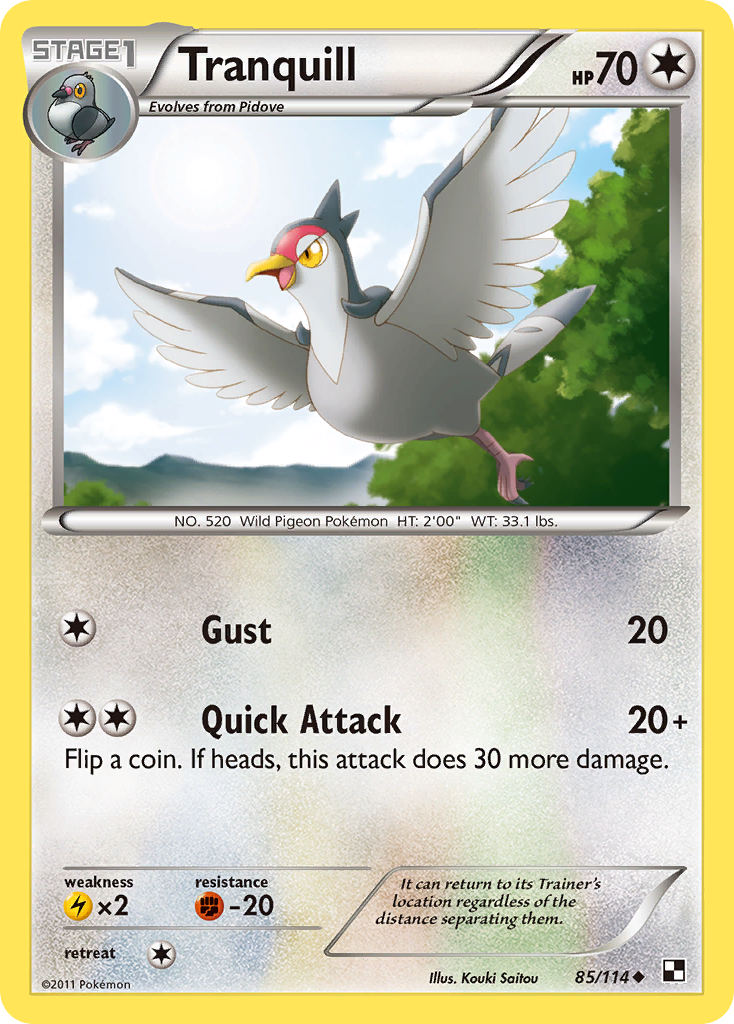 Tranquill (85/114) [Black & White: Base Set] | Golgari Games