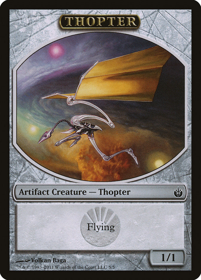 Thopter Token [Mirrodin Besieged Tokens] | Local Legends