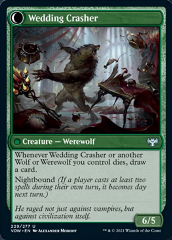 Wolfkin Outcast // Wedding Crasher [Innistrad: Crimson Vow] | Golgari Games