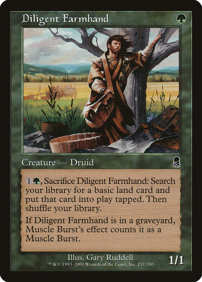 Diligent Farmhand [Odyssey] | Golgari Games