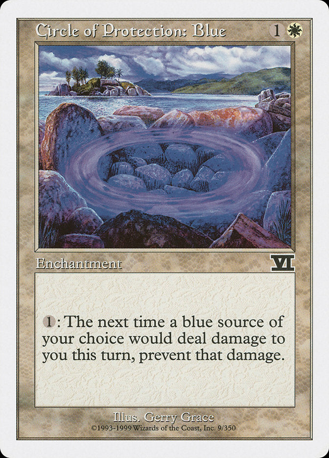 Circle of Protection: Blue [Classic Sixth Edition] | Local Legends