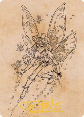 Pixie Guide (Showcase) Art Card (Gold-Stamped Signature) [Dungeons & Dragons: Adventures in the Forgotten Realms Art Series] | Local Legends