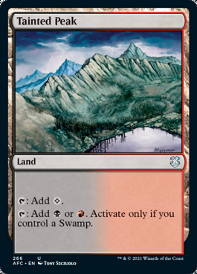 Tainted Peak [Dungeons & Dragons: Adventures in the Forgotten Realms Commander] | Local Legends