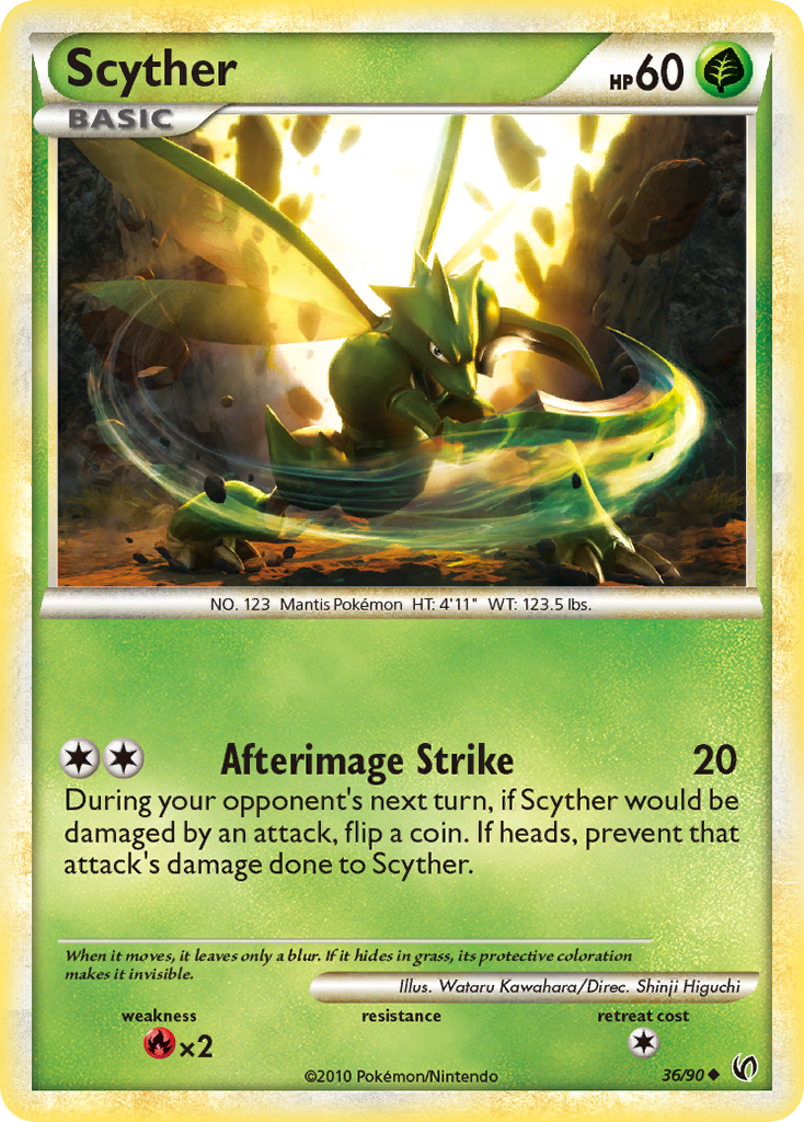 Scyther (36/90) [HeartGold & SoulSilver: Undaunted] | Golgari Games