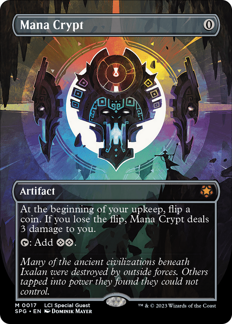 Mana Crypt (Borderless) [The Lost Caverns of Ixalan Special Guests] | Local Legends