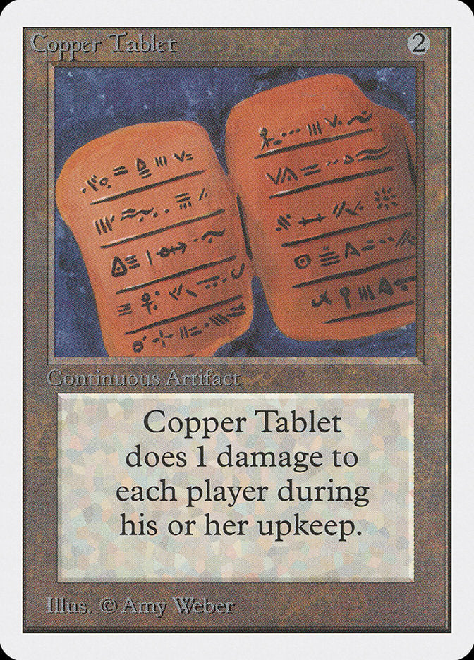 Copper Tablet [Unlimited Edition] | Golgari Games