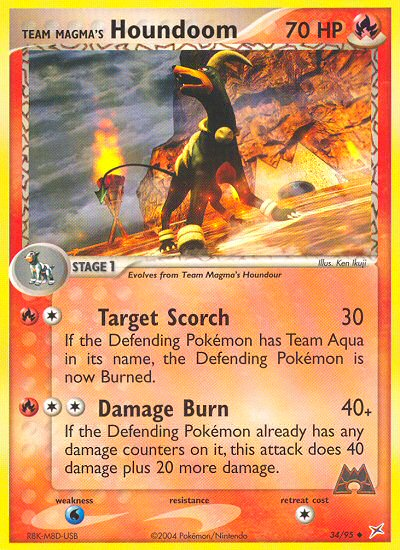 Team Magma's Houndoom (34/95) [EX: Team Magma vs Team Aqua] | Golgari Games