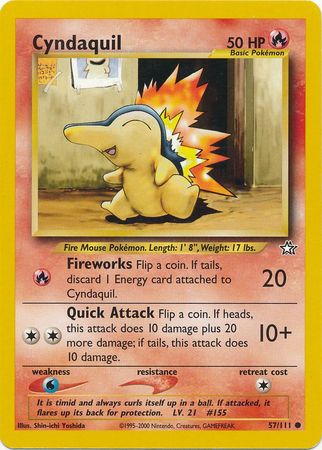 Cyndaquil (57/111) [Neo Genesis Unlimited] | Golgari Games