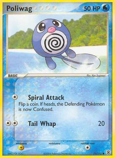 Poliwag (75/112) [EX: FireRed & LeafGreen] | Golgari Games