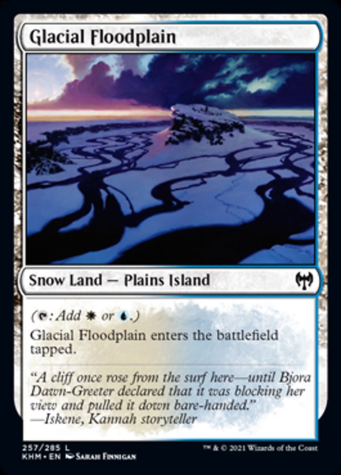 Glacial Floodplain [Kaldheim] | Golgari Games