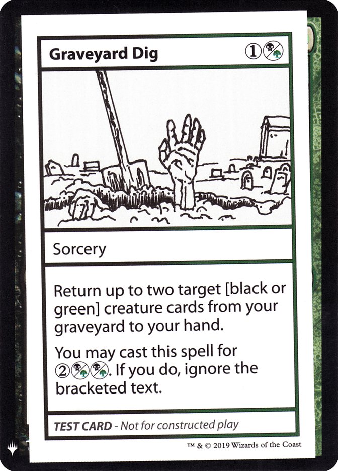 Graveyard Dig [Mystery Booster Playtest Cards] | Golgari Games