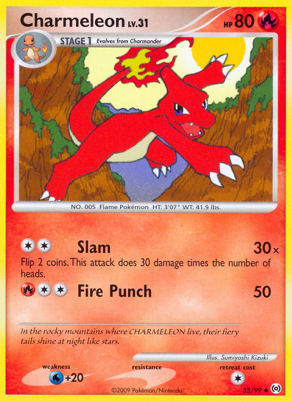 Charmeleon (35/99) [Platinum: Arceus] | Golgari Games