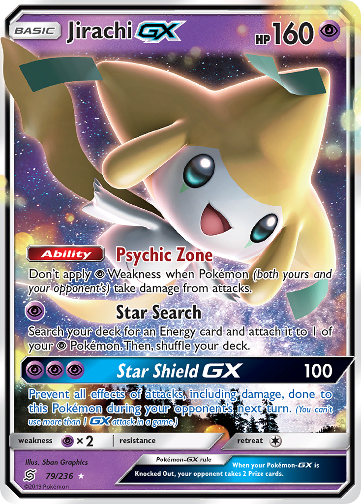 Jirachi GX (79/236) [Sun & Moon: Unified Minds] | Golgari Games