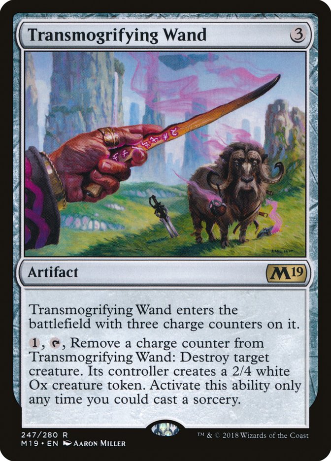 Transmogrifying Wand [Core Set 2019] | Golgari Games