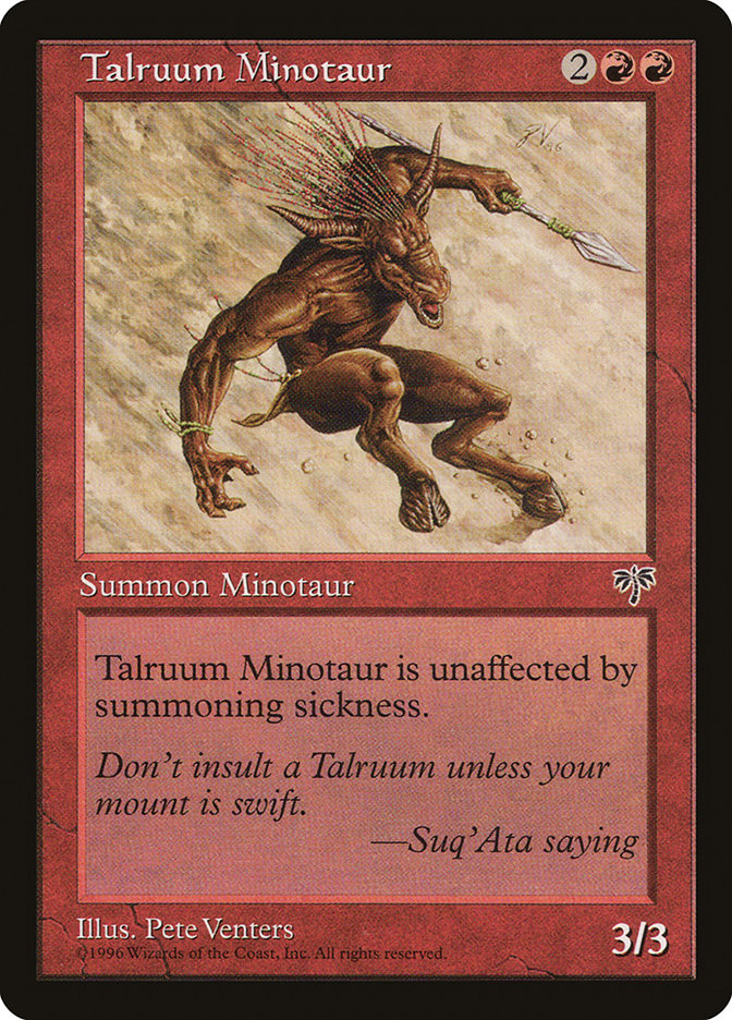 Talruum Minotaur [Mirage] | Local Legends