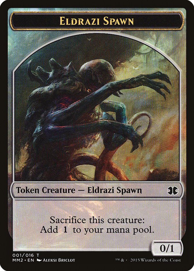 Eldrazi Spawn Token (001/016) [Modern Masters 2015 Tokens] | Golgari Games