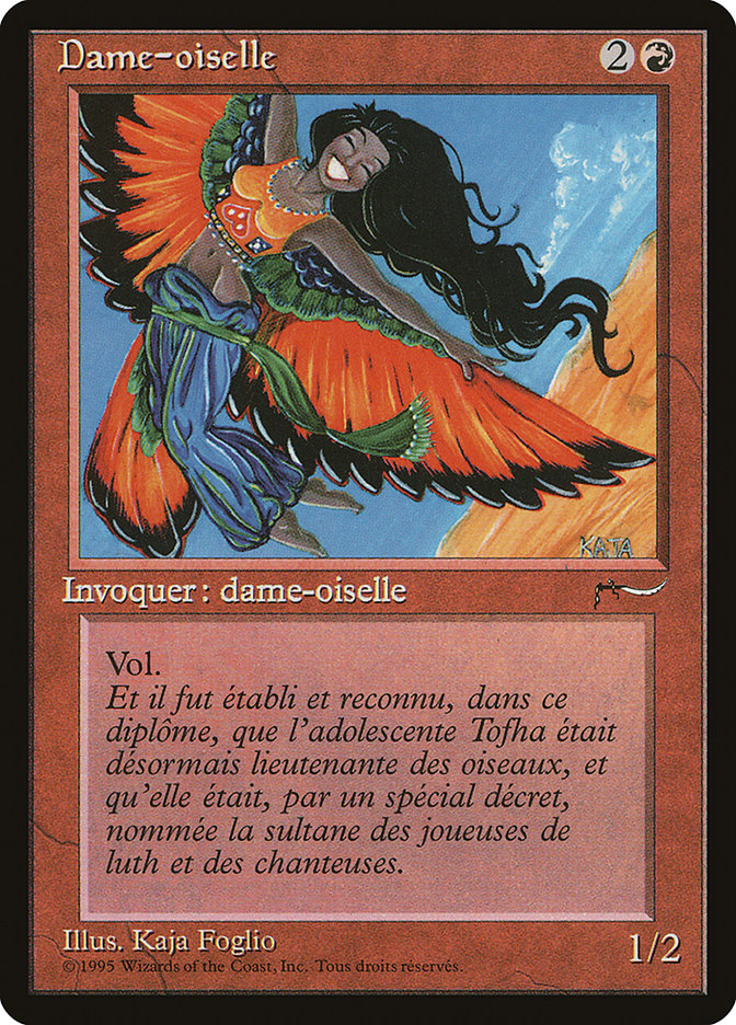 Bird Maiden (French) - "Dame-oiselle" [Renaissance] | Golgari Games