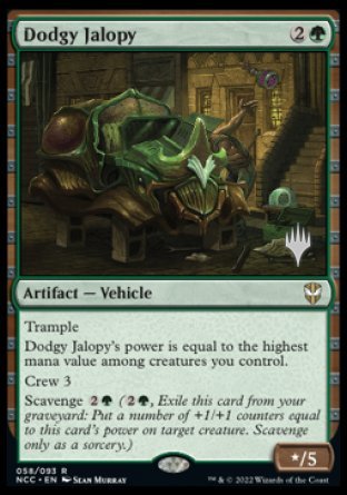 Dodgy Jalopy (Promo Pack) [Streets of New Capenna Commander Promos] | Golgari Games