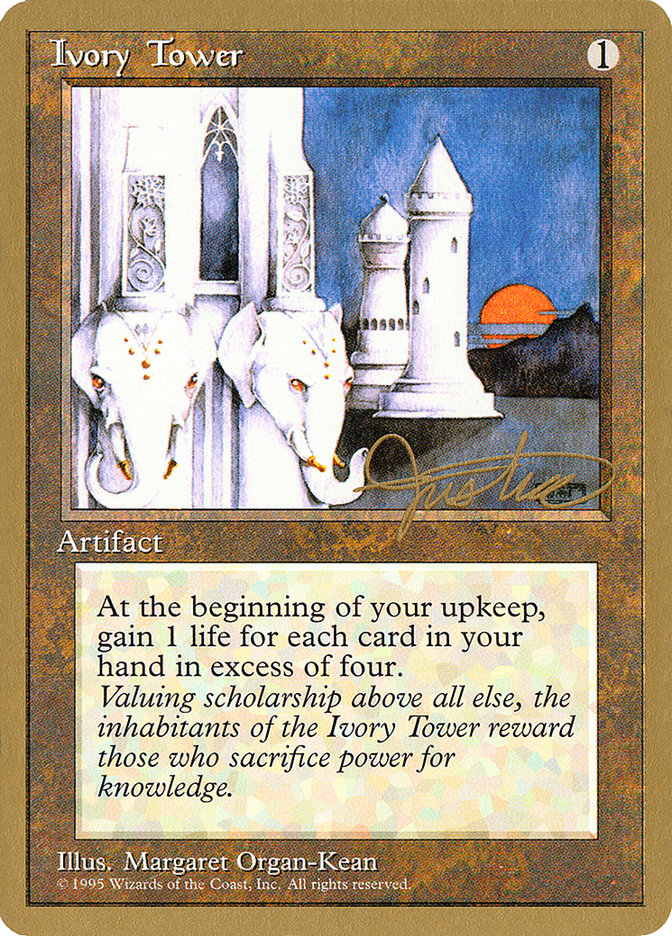 Ivory Tower (Mark Justice) [Pro Tour Collector Set] | Local Legends
