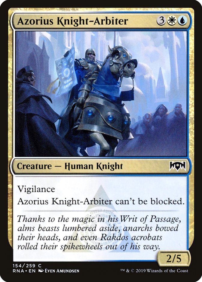 Azorius Knight-Arbiter [Ravnica Allegiance] | Golgari Games