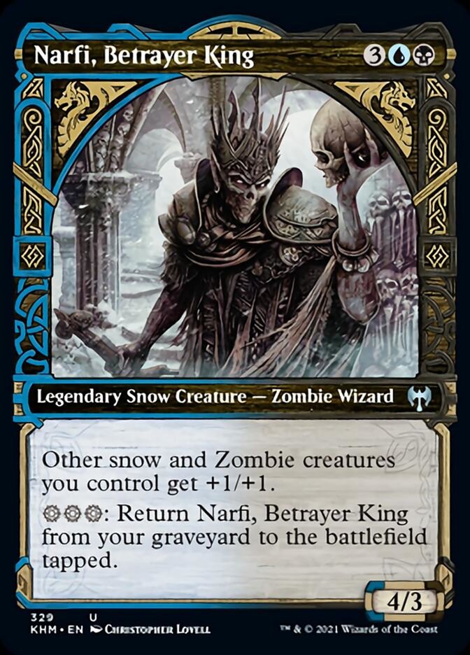 Narfi, Betrayer King (Showcase) [Kaldheim] | Golgari Games