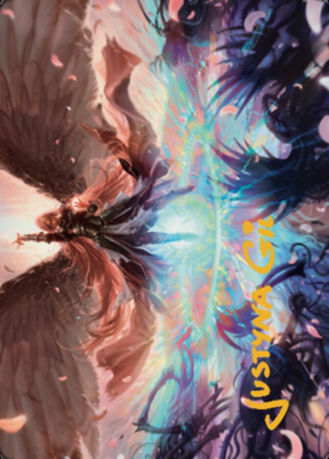 Iridian Maelstrom Art Card (Gold-Stamped Signature) [Dominaria United Art Series] | Local Legends