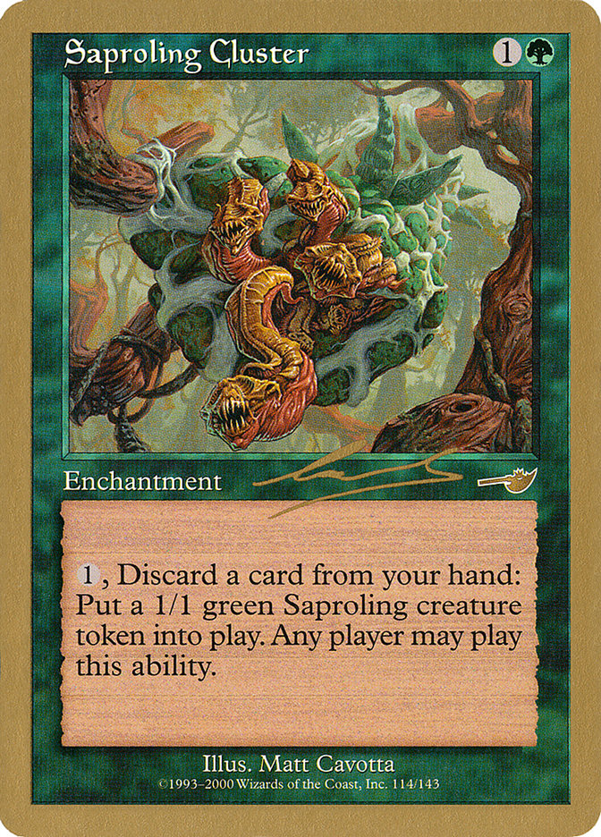 Saproling Cluster (Nicolas Labarre) [World Championship Decks 2000] | Local Legends