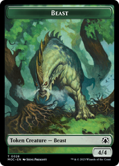 Thopter // Beast Double-Sided Token [March of the Machine Commander Tokens] | Local Legends