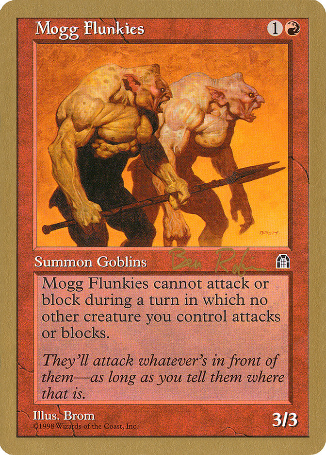 Mogg Flunkies (Ben Rubin) [World Championship Decks 1998] | Local Legends