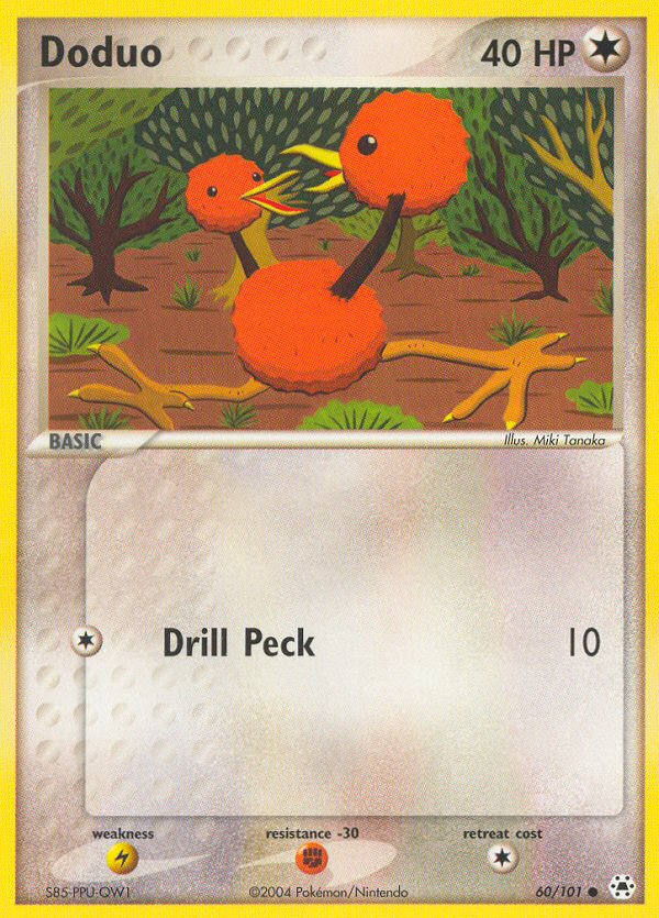 Doduo (60/101) [EX: Hidden Legends] | Golgari Games