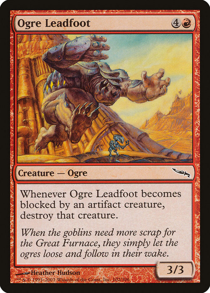 Ogre Leadfoot [Mirrodin] | Local Legends