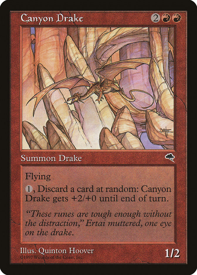 Canyon Drake [Tempest] | Golgari Games