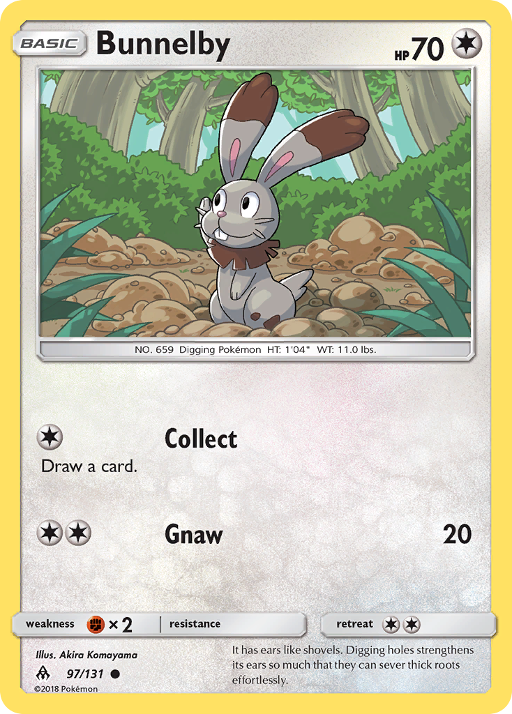 Bunnelby (97/131) [Sun & Moon: Forbidden Light] | Golgari Games