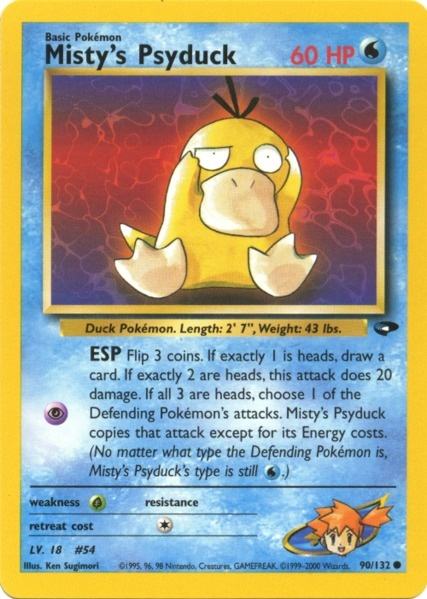 Misty's Psyduck (90/132) [Gym Challenge Unlimited] | Golgari Games