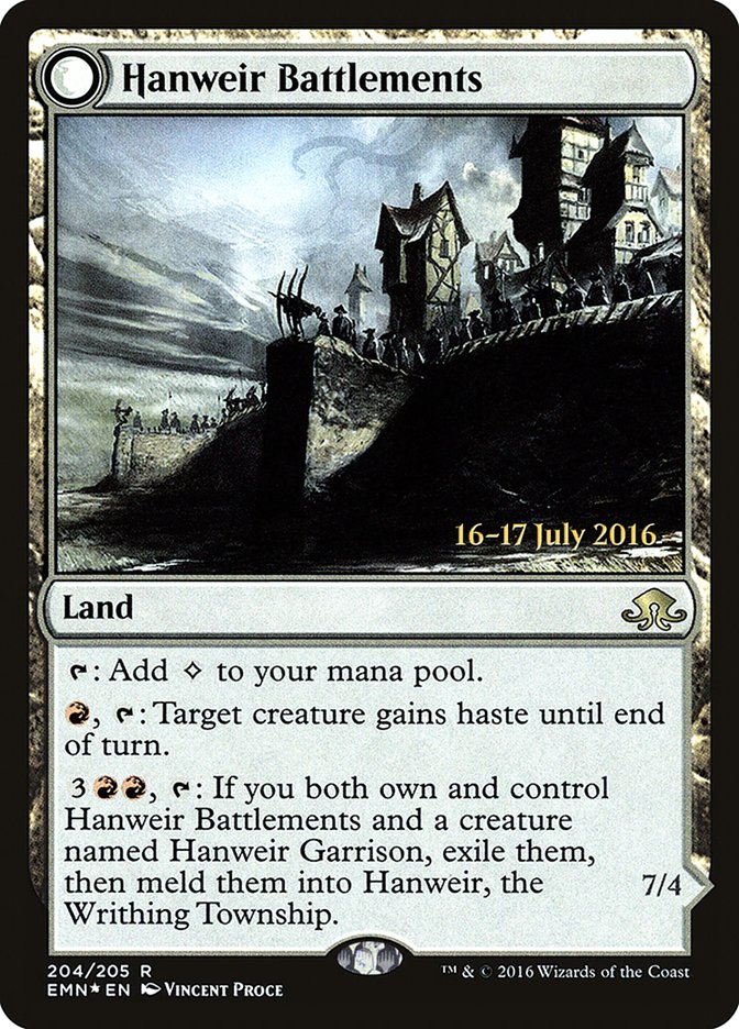 Hanweir Battlements [Eldritch Moon Prerelease Promos] | Golgari Games