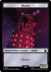 Dalek // Treasure (0031) Double-Sided Token [Doctor Who Tokens] | Golgari Games