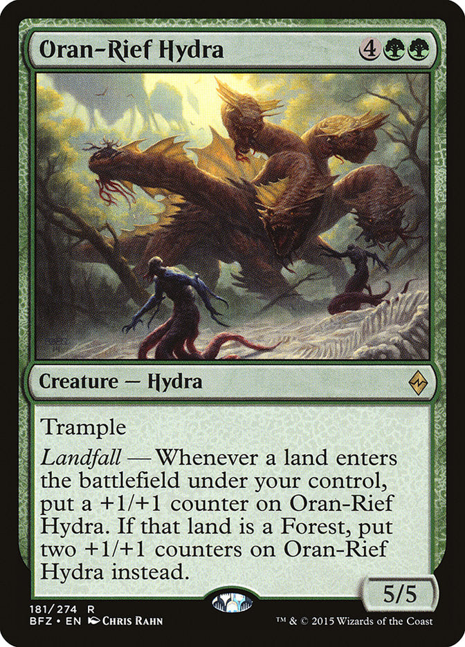 Oran-Rief Hydra [Battle for Zendikar] | Golgari Games