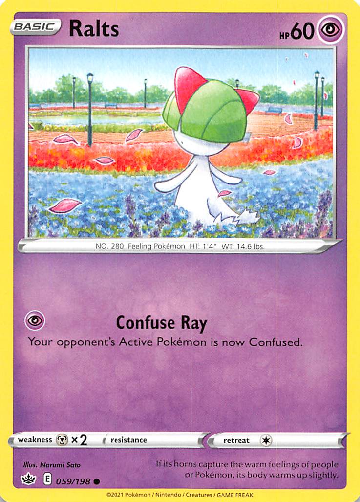 Ralts (059/198) [Sword & Shield: Chilling Reign] | Golgari Games