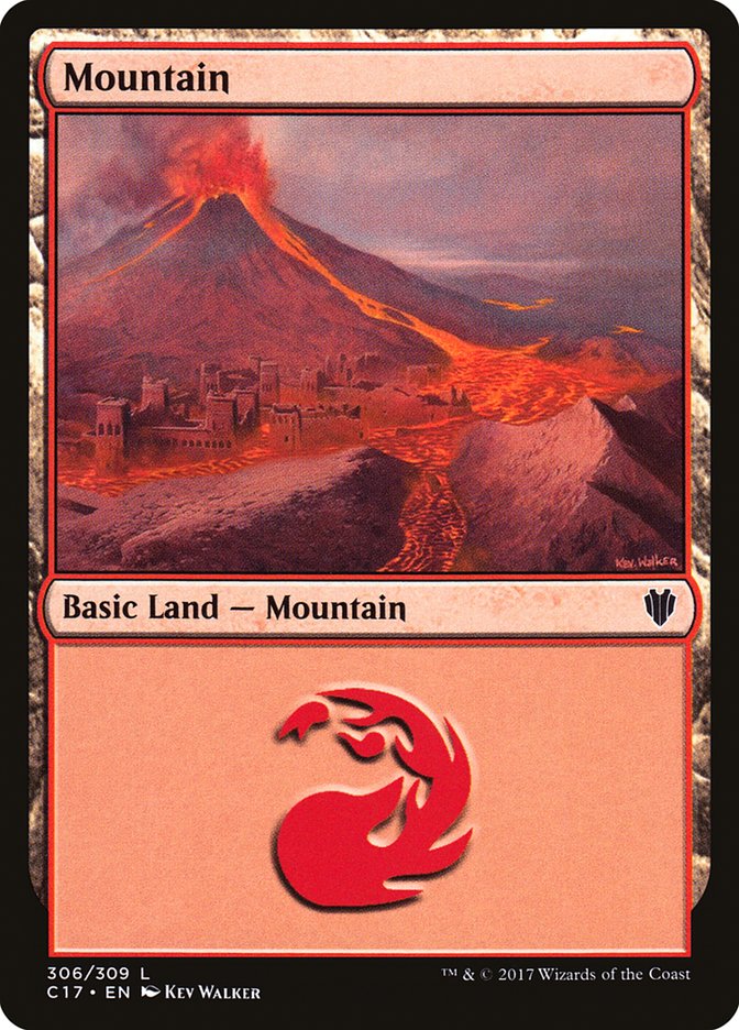 Mountain (306) [Commander 2017] | Local Legends