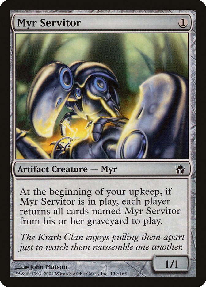 Myr Servitor [Fifth Dawn] | Golgari Games