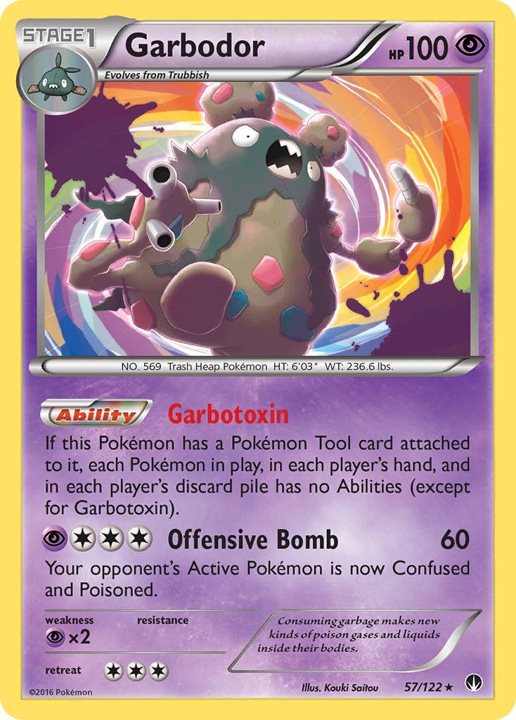 Garbodor (57/122) [XY: BREAKpoint] | Golgari Games