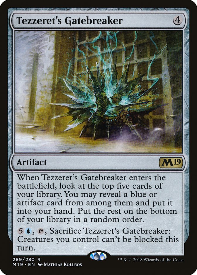 Tezzeret's Gatebreaker [Core Set 2019] | Golgari Games